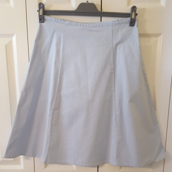 GAP Cotton A-Line Blue Skirt  0010 - Picture 1 of 2